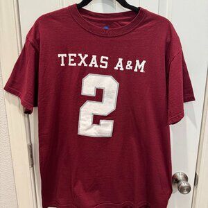 Texas A&M #2 Tee shirt Jersey